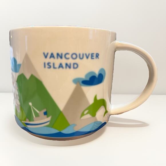 Starbucks Coffee Vancouver Island You Are Here Collection 2016 Mug Cup 14 oz - Picture 1 of 5